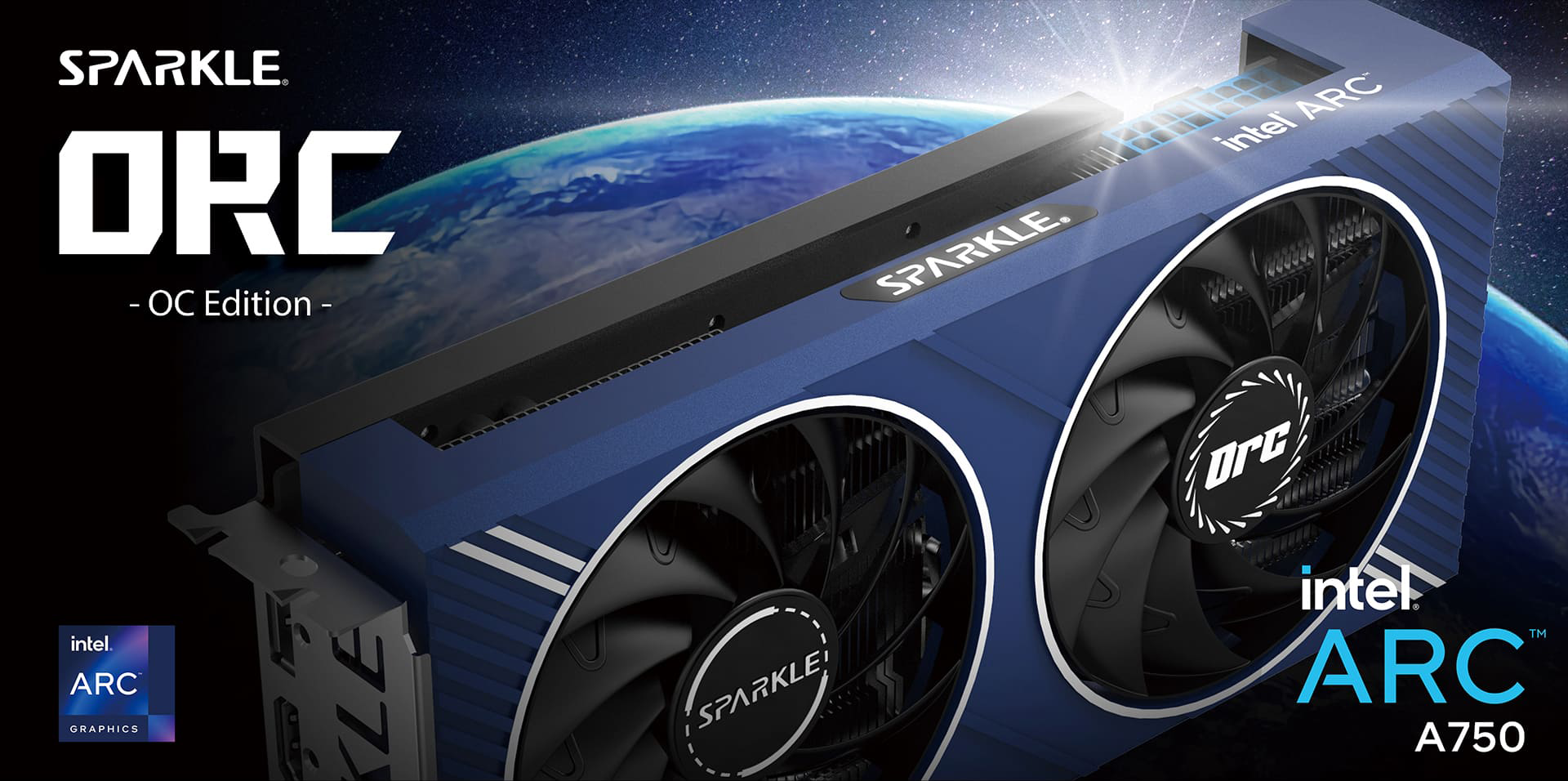 * Hình ảnh banner Sparkle Intel® Arc™ A750 ORC OC Edition