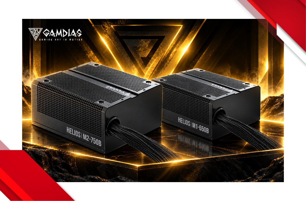 GAMDIAS HELIOS M2-750B Và HELIOS M1-650B: Bộ Đôi Nguồn Máy Tính Chuẩn Gen 5.1 & Tiết Kiệm Điện Dành Cho Bổ Máy Game Thủ