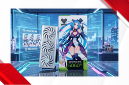 Maxsun GeForce RTX 5060Ti iCraft 16G AIGA: Thiết Kế Anime Ấn Tượng, Hiệu Năng Vượt Trội
