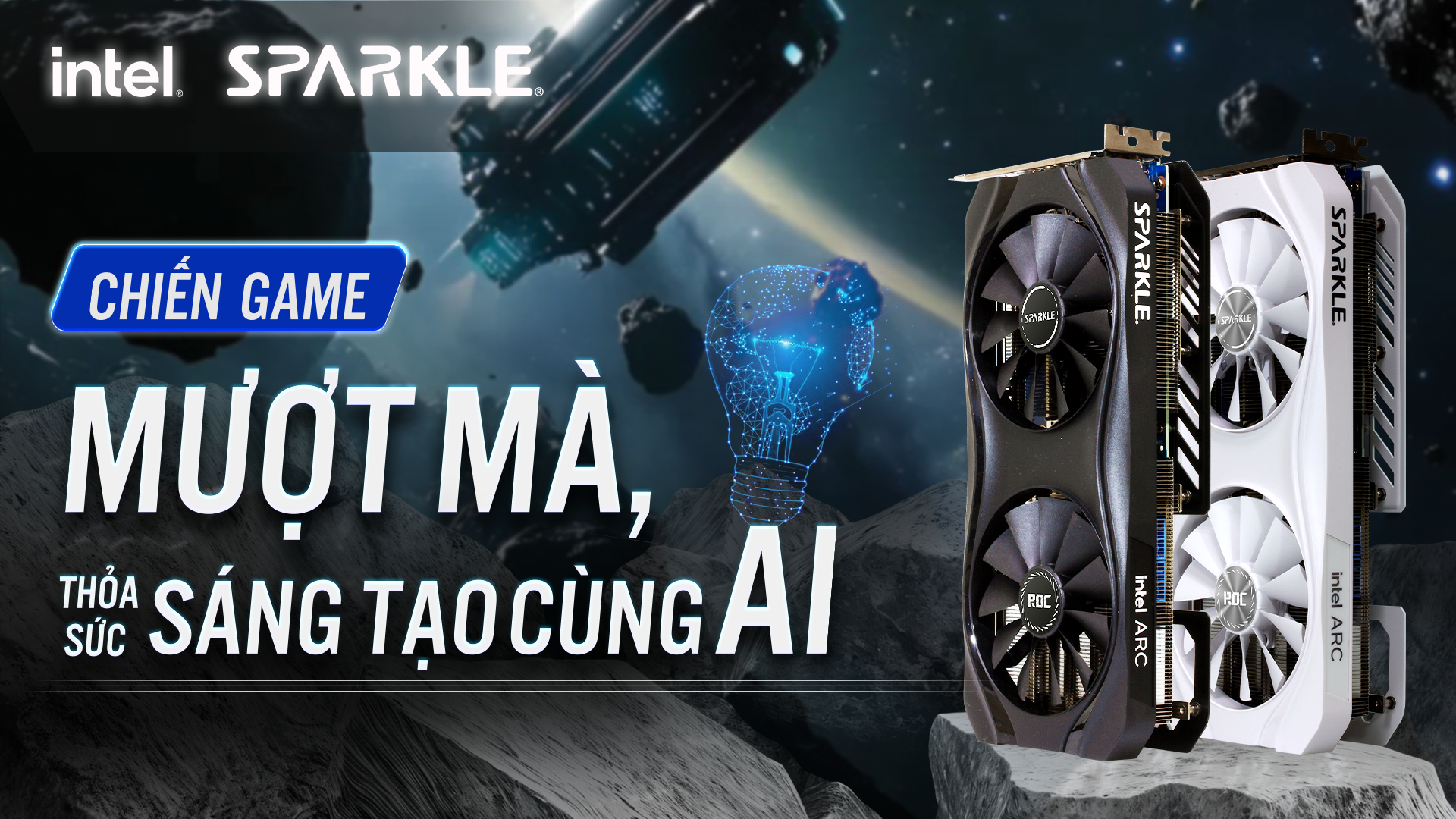 SPARKLE INTEL® ARC™ A750: CHIẾN GAME MƯỢT MÀ, THOẢ SỨC SÁNG TẠO CÙNG AI!