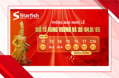 THÔNG BÁO LỊCH NGHỈ LỄ GIỖ TỔ HÙNG VƯƠNG VÀ 30/4-1/5